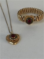 VINTAGE GOLD FILLED SWEETHEART EXPANDABLE