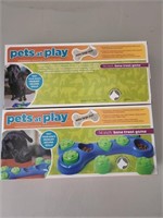 (2) Pets at play 14" Bone Treat Games