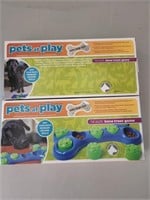 (2) Pets at play 14" Bone Treat Games