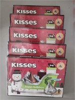 (5) Boxes of Hershey Kisses Chocolates