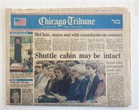 Chicago Tribune Original 1986 Vintage Newspaper