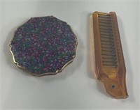 Vintage Compact & Folding Comb
