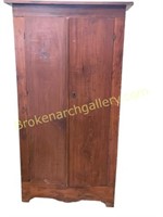 Primitive Cherry Pine Linen Press