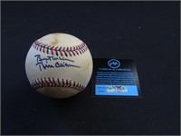 PRESIDENT BILL CLINTON SIGNED BASEBALL COA