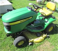 John Deere X-series lawn tractor, runs and drives