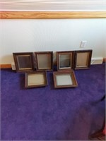 Collection of 6 picture frames 12x15