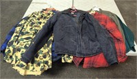 MEN'S L/XL BUTTON UP SHIRTS AND CARHARTT