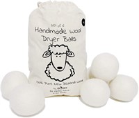 Wool Dryer Balls Organic XL 6-Pack by Ecoigy