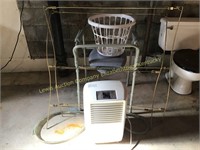 LD dehumidifier, bedside potty chair & clothes