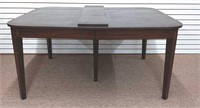 Mahogany Six Leg Dining Table w/ Three Leaves