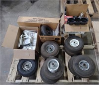 Contents Of Pallet Incl, Oil Filters, 10" Wheels