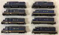 8 HO B&O Train Engines-Life-Like & others