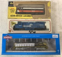 3 HO Train Engines-Athearn, Bachmann, Revel