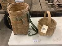 Backpack basket and an ash basket