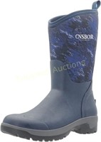 CNSBOR Rubber Boots  Waterproof  Blue
