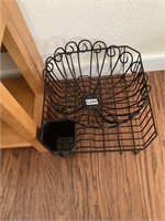Wire fruit basket & dish drainer