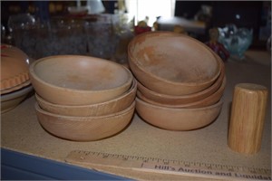 Wooden Bowls & Shaker