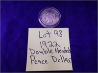 1922 DOUBLE HEADED PEACE DOLLAR