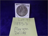 1883-D MORGAN DOLLAR