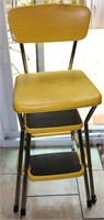 Vintage 70's Costco Step Stool Chair