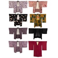 Eight Japanese Kimonos