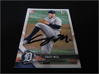 Casey Mize Signed Trading Card COA Pros