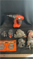 Various Black & Decker tools, not tested