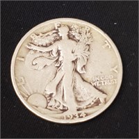 1934 Walking Liberty Silver Half Dollar 90%