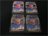 Lot of 4 Kevin Brown Donruss Trading Cards