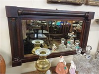 19th Century Rosewood Overmantle or Hall Mirror