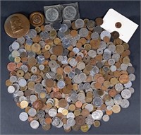 Large Foreign World Coins Collection
