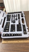 Stanley socket set w/case