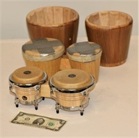 Smaller LP Bongo Set w 2 Others Included