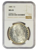 Gem 1885 Morgan Dollar