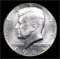 1984-p Kennedy Half Dollar 50c Grades GEM++ Unc