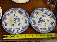 2 Edwardian Childhood plates by spode