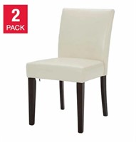 Becket Upholstered Dining Chair 2 Pack Cream