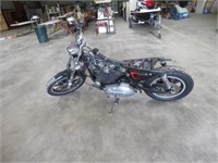 1980 H-D SPORTSTER 100CC ROLLING CHASSIS ENGINE