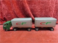 CF Tandem tin friction truck & trailer