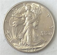 1942-S Liberty Walking Half Dollar