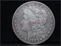1886-O Morgan Silver Dollar (90% silver)
