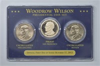 4 - Presidential Dollar 3 Coin Sets $12FV