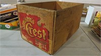 DENISONS CREST ADV. APPLE CRATE