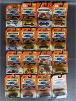 Sixteen Matchbox Diecast Cars NIB