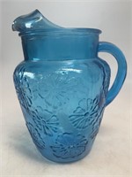 Vintage Anchor Hocking Spring Song Daisy Pitcher,