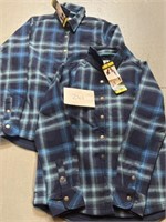 (2) new orvis flannels SMALL