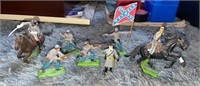 Vtg Britains Deetail Civil War Figures, Lead