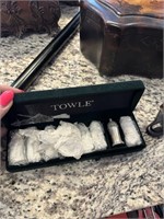 TOWLE PERSONAL SALT PEPPER SHAKERS