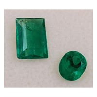Authentic Natural Emerald Loose Gemstones 1.06 Ct