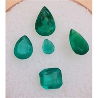 Authentic Natural Emerald Loose Gemstones 1.69 Ct